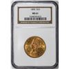 Image 1 : 1895 $10 Liberty Head Eagle Gold Coin NGC MS61