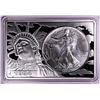 Image 1 : 1994 $1 American Silver Eagle Coin & 2oz Silver Bar Set