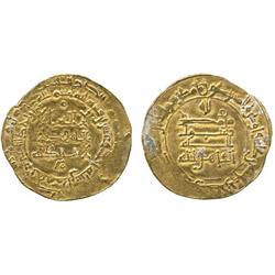 ISLAMIC COINS, Abbasid. al-Qahir, without name of heir, Gold Dinar, Hamadhan 321h, 4.63g. 