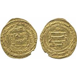 ISLAMIC COINS, Abbasid. al-Radi (322-329h), Gold Dinar, al-Ahwaz 324h, 3.83g.  Double-stru