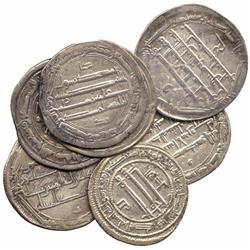 ISLAMIC COINS, Abbasid. Dirhams (7), Madinat Balkh 188h, 189h, al-Rayy 145h, 148h, 179h, a