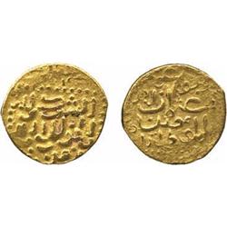 ISLAMIC COINS, Hafsid. abu-‘Amr ‘Uthman (839-893h), Gold ½-Dinar, Tarablus undated, 2.38g 