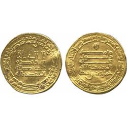 ISLAMIC COINS, Tulunid. Khumarawayh b. Ahmad, Gold Dinar, Misr 279h, with the names of the