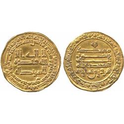 ISLAMIC COINS, Tulunid. Harun b. Khumarawayh (283-292h), Gold Dinar, Dimashq 287h, 4.24g (