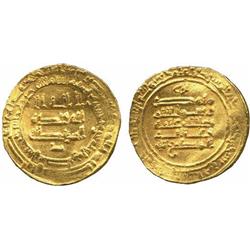 ISLAMIC COINS, Ikhshidid. abu’l-Misk Kafur (355-357h), Gold Dinar, Filastin 355h, 3.96g (B