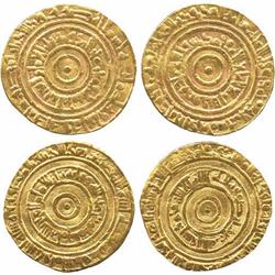 ISLAMIC COINS, Fatimid. al-‘Aziz, Gold Dinars (2), Misr 383h, 4.15g and al-Mansuriya 382h,