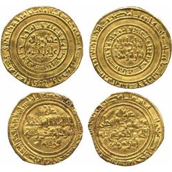ISLAMIC COINS, Fatimid. al-Hakim (386-411h), Gold Dinars (2), Misr 387h, 4.15g, Misr 401h,