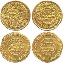 ISLAMIC COINS, Fatimid. al-Zahir (411-427h), Gold Dinars (2), Misr 416h, 4.19g, 427h, 3.98