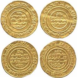 ISLAMIC COINS, Fatimid. al-Mustansir, Gold Dinars (2), Misr 438h, 4.27g, 439h, 4.23g (N 21