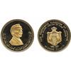 Image 1 : ISLAMIC COINS, Jordan. Gold Proof 25-Dinars, 1977, commemorating the silver jubilee of Kin