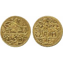 ISLAMIC COINS, Ottoman. Ahmed III, Gold Zeri Mahbub, Islambul 1115h, 2.59g (Pere 501; KM 1
