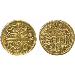 ISLAMIC COINS, Mahmud I (1143-1168h), Gold Zeri Mahbub, Islambul 1143h, 2.59g (Pere 556; K
