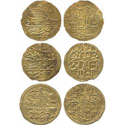 ISLAMIC COINS, Ottoman. ‘Abd al-Hamid I (1187-1203h), Gold Zeri Mahbub (3), Misr 1187h, ye