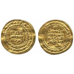 ISLAMIC COINS, Samanid. Nuh II b. Nasr (331-343h), Gold Dinar, Naysabur 332h, 4.37g.  Very