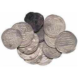 ISLAMIC COINS, Buwayhid. Dirhams (14), Mu‘izz al-dawla, al-Ahwaz 341h; Aydhaj 342h; Tustar