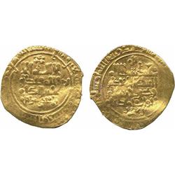 ISLAMIC COINS, Great Seljuq. Barkiyaruq, Gold Dinar, Nishapur 497h, 3.86g (A 1682).  Partl