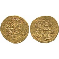 ISLAMIC COINS, Amirs of Nishapur. Tughanshah b. Ay Aba (567-581h), Gold Dinar, mint off fl