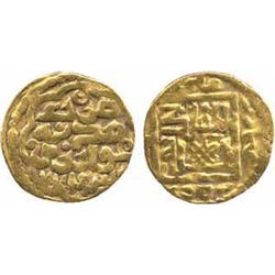 ISLAMIC COINS, Sufid. temp Husayn / Yusuf, Gold Fractional Dinar, Madinat Khwarizm 774h, 1