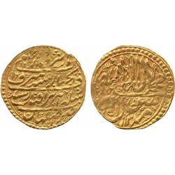 ISLAMIC COINS, Hotaki Afghan. Ashraf (1137-1142h), Ashrafi, type A, Isfahan 1137h, 3.43g (