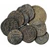 Image 1 : ISLAMIC COINS, Miscellaneous. Islamic Fulus (10), Arab Byzantine (3), standing caliph Dima