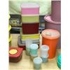 Image 3 : LOT 23. LOT CONTAINS MULTICOLOR CANISTERS, CONTAINERS, SNACK PACKS, CHEESE GRATER, AND SQUARES SANDW