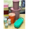 Image 4 : LOT 23. LOT CONTAINS MULTICOLOR CANISTERS, CONTAINERS, SNACK PACKS, CHEESE GRATER, AND SQUARES SANDW