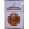 Image 1 : 1914 d MS 62 NGC $20 Gold Saint Gaudens