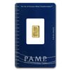 Image 1 : 1 gram Pamp Suisse Gold Bar on Assay Card