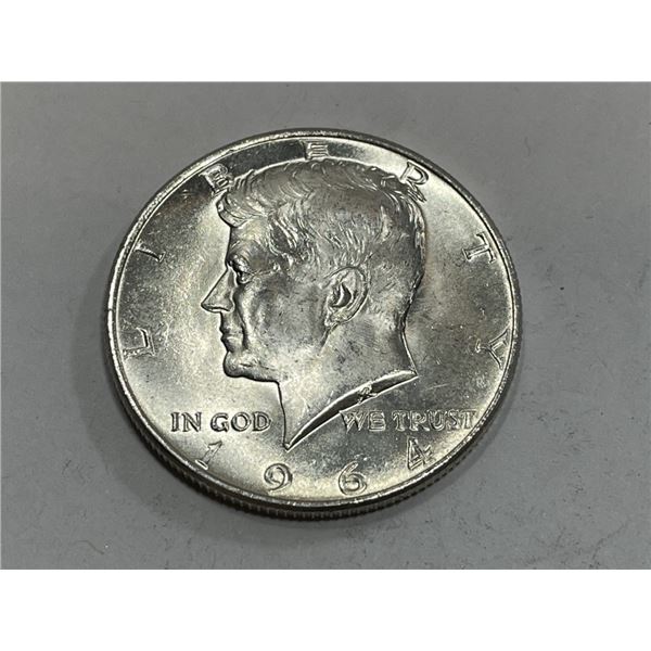 90% Silver 1964  BU Kennedy Half Dollar
