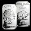 Image 2 : 1 oz. Buffalo Design Silver Bar .999 Pure