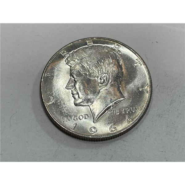 90% Silver 1964  BU Kennedy Half Dollar