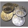 Image 1 : Lot of (5) US Silver Eagles Random Dates