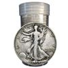 Lot of (20) Walking Liberty Half Dollars -90%
