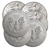 (6) US Silver Eagles -