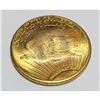 Image 2 : Random Date AU Grade $20 Gold Saint Gaudens
