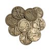 Image 2 : Lot of (20) Walking Liberty Half Dollars -90%