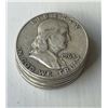 Image 1 : Lot of (5) Random Date Franklin Half Dollars