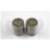 (2) Rolls of Walking Liberty Half Dollars-90%