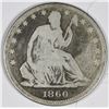 Image 1 : 1860 Liberty Seated Half Dollar