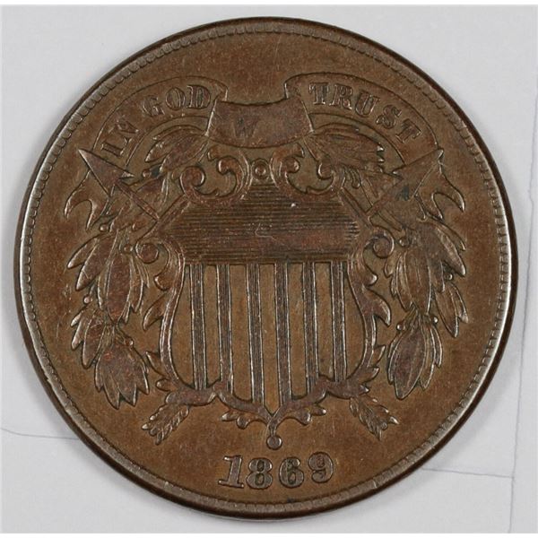 1869 2 Cent Piece