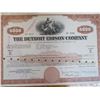 RARE Detroit Edison Stock Certificate