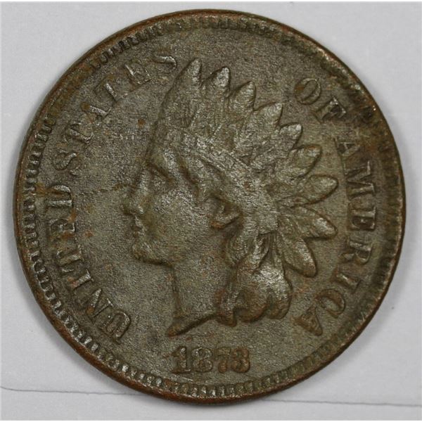 1873 Indian Head Cent Key Date