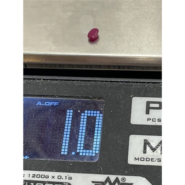 1 ct. Natural Ruby Gemstone
