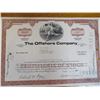 Image 1 : Offshore Stock Certificate Cool Oil Derrick!
