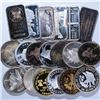Image 1 : 10 pcs. Random Type 1 oz. Silver Bullion Items
