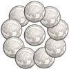 Image 1 : (10) Buffalo Design 1 oz Silver Rounds
