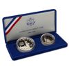Image 1 : 1986 2 Coin Statue of Liberty Set
