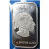 Image 2 : 1 oz Buffalo Design Silver Bar