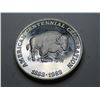 Image 1 : 1 oz  1983 Bison Design Silver Round