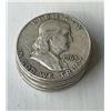 Image 1 : (5) Random Date Franklin Half Dollars